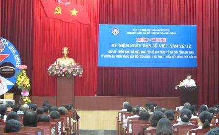 Thành phố Hồ Chí Minh kỷ niệm ngày dân số Việt Nam - ảnh 1